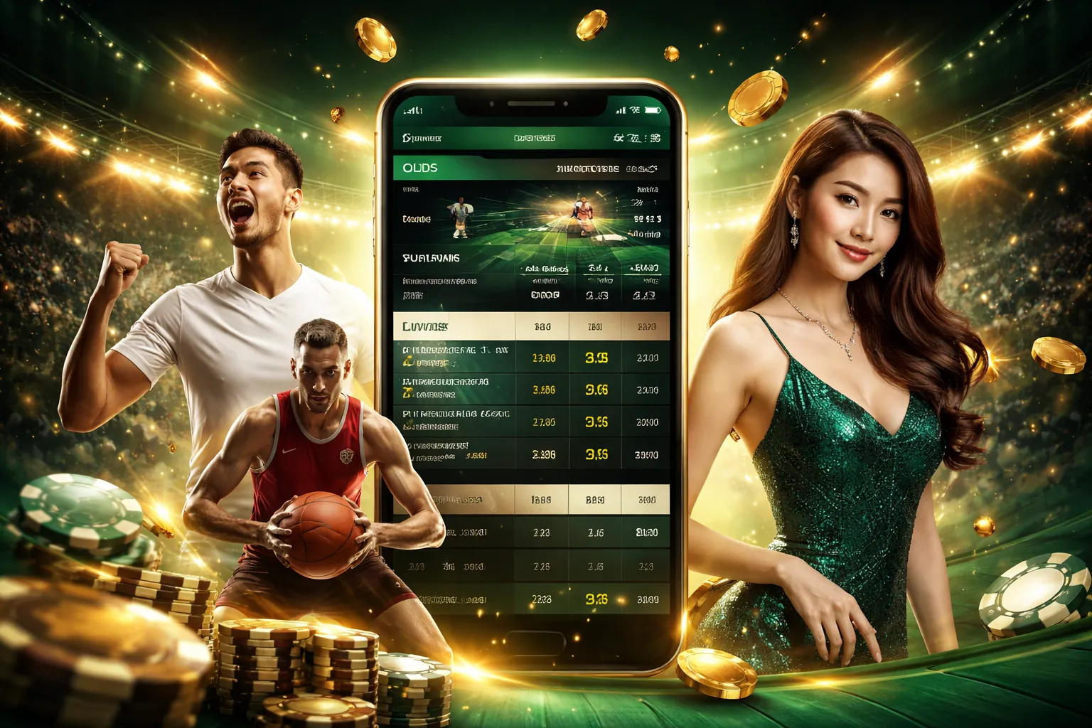 Hình ảnh trang chủ daga88 c5, nền tảng cá cược trực tuyến hàng đầu Việt Nam với màu xanh vàng chủ đạo, chuyên nghiệp và sôi động